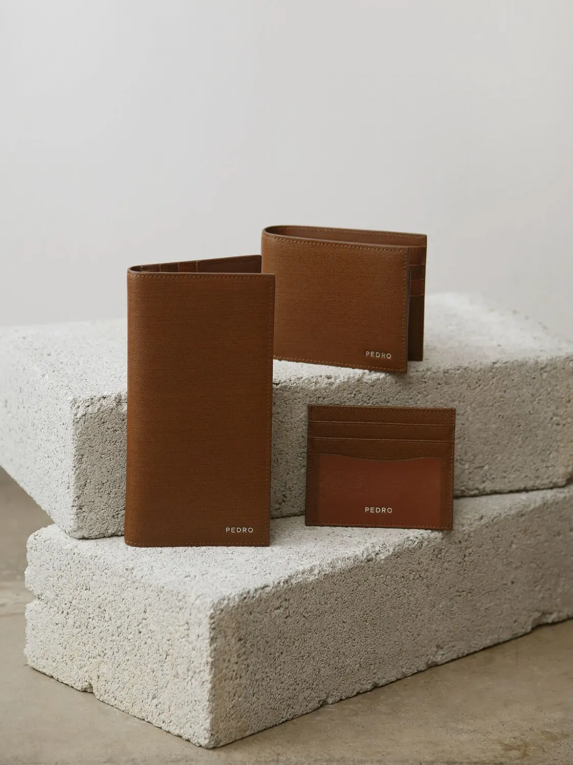 Full-Grain Leather Cardholder - Dark Brown