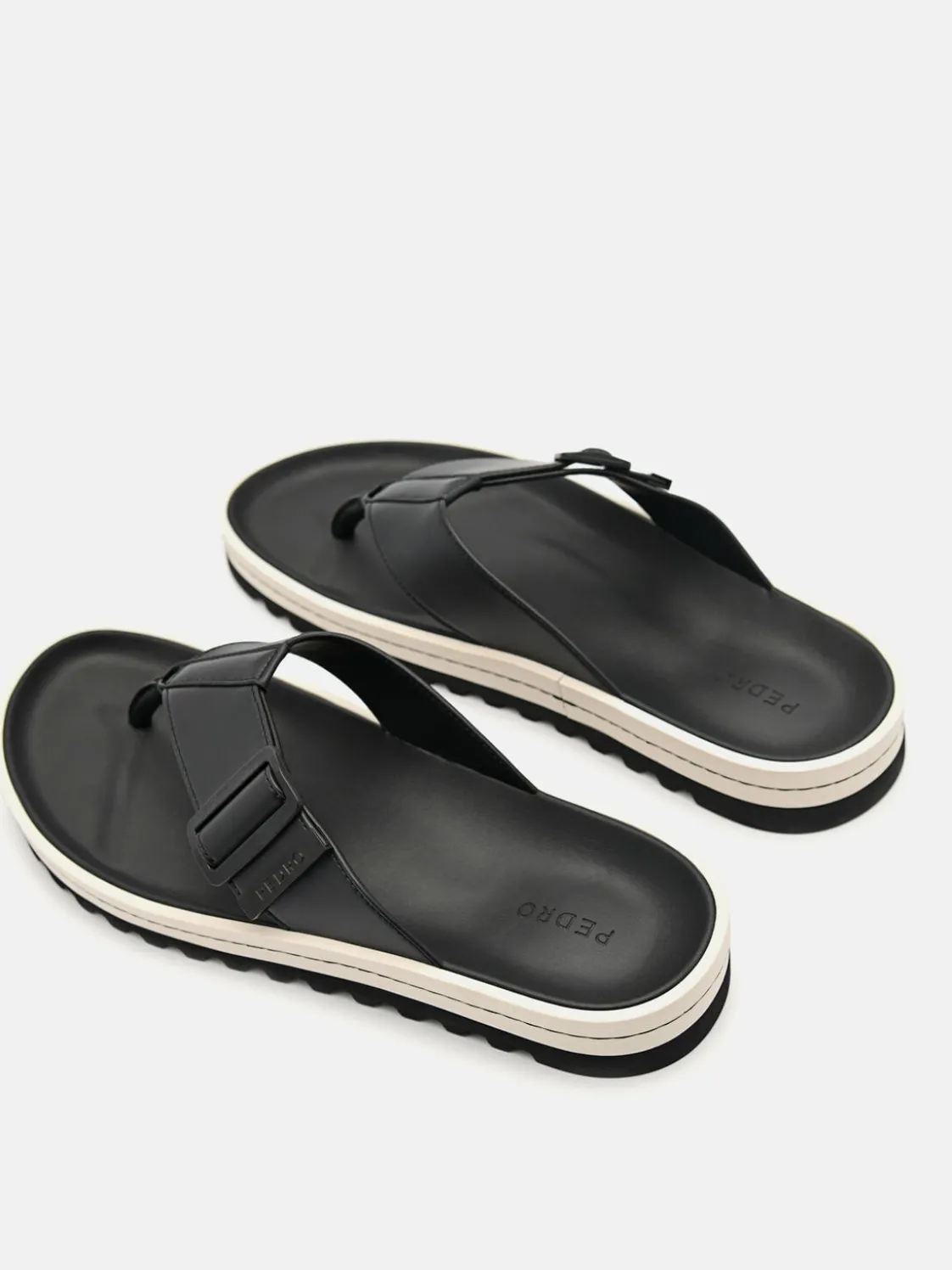 George Thong Sandals - Black