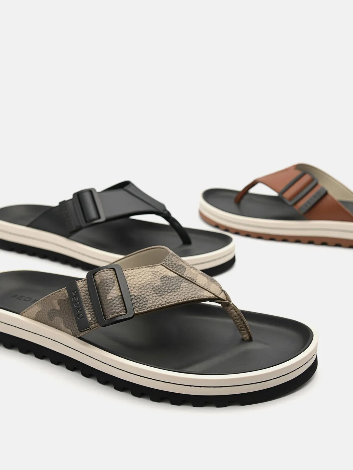 George Thong Sandals - Black