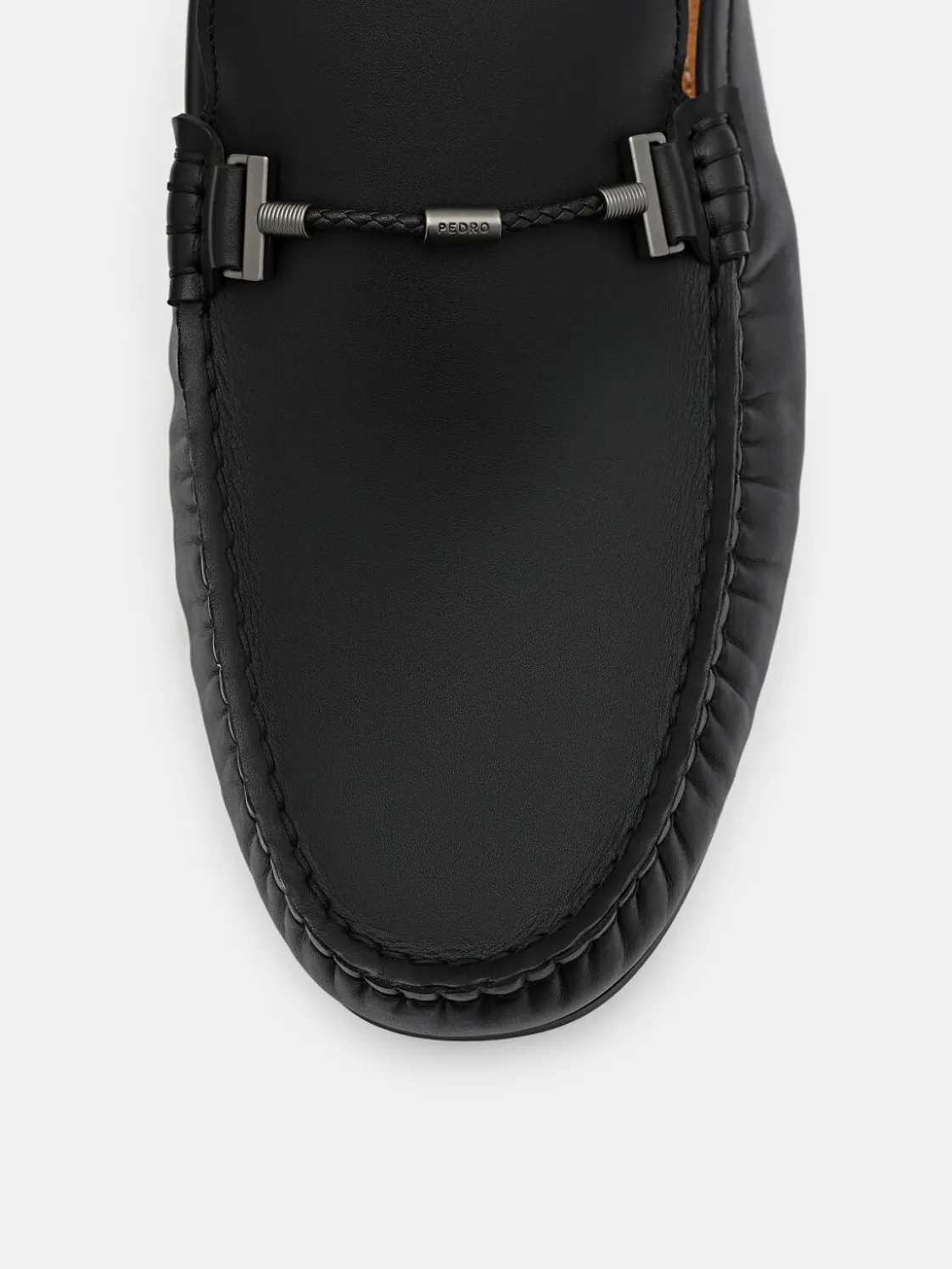 Hawser Leather Slip-On Driving Shoes - Black