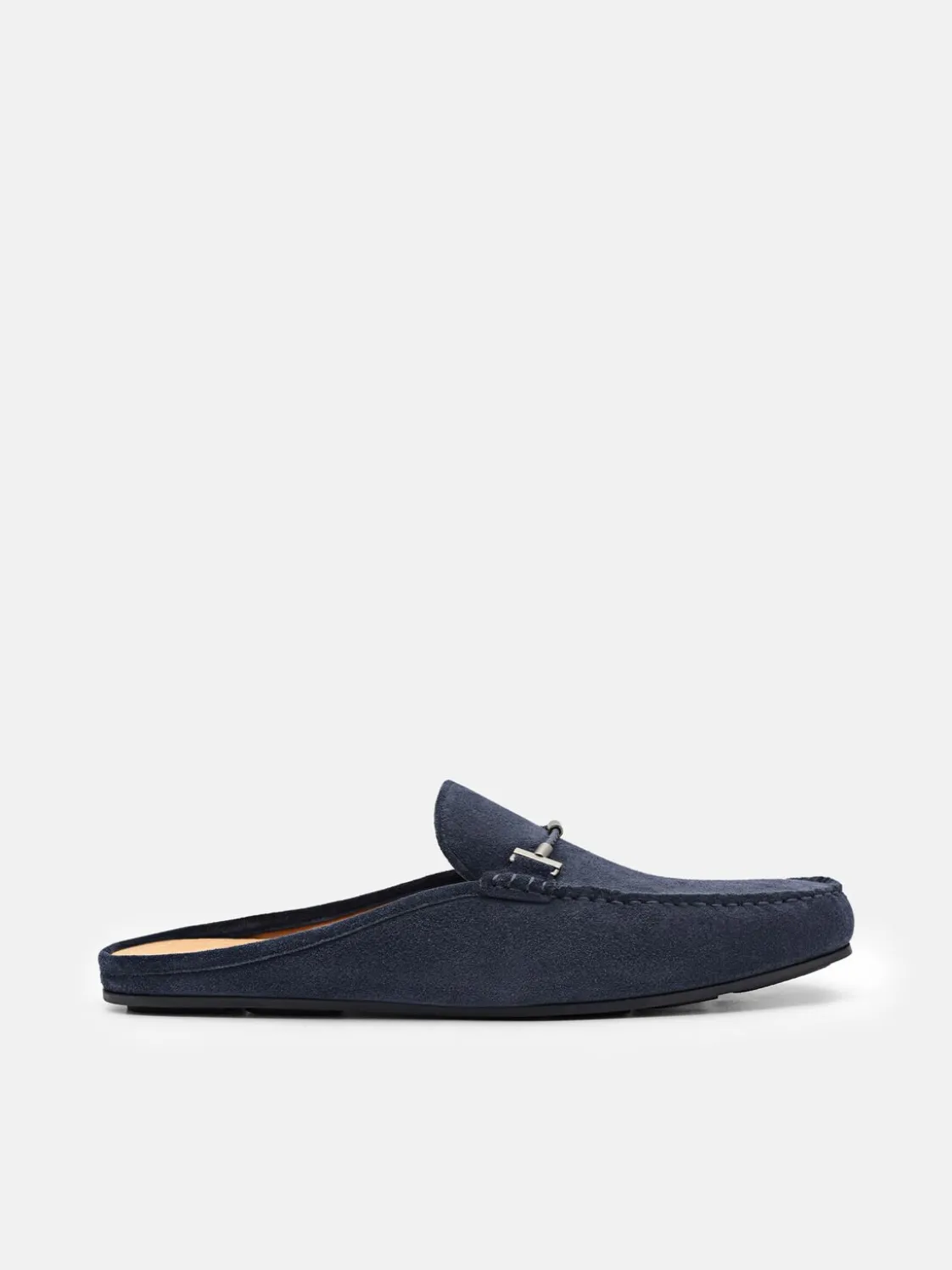 Hawser Leather Slip-On Driving Shoes - Navy