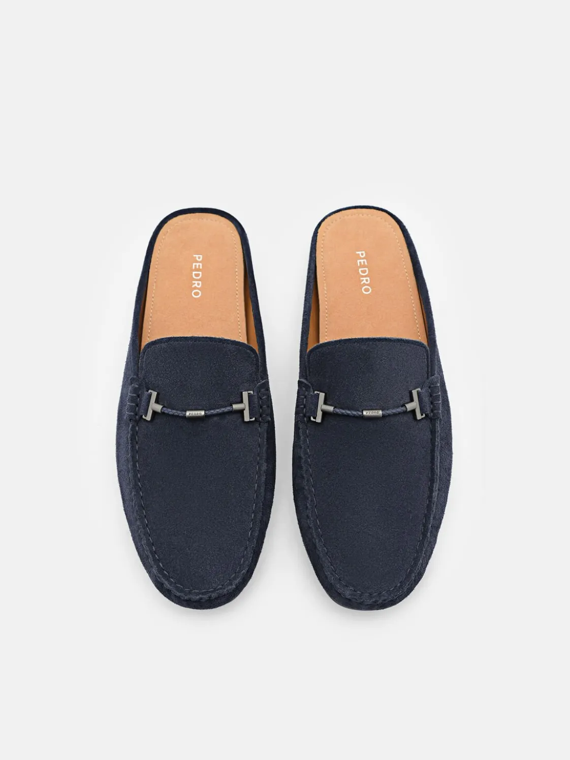 Hawser Leather Slip-On Driving Shoes - Navy