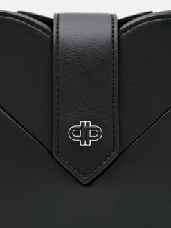 Heart Shoulder Bag - Black