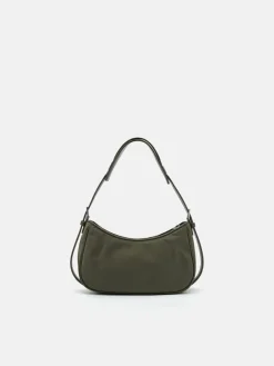 Helix Buckle Shoulder Bag - Olive