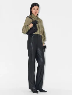 Helix Buckle Shoulder Bag - Black