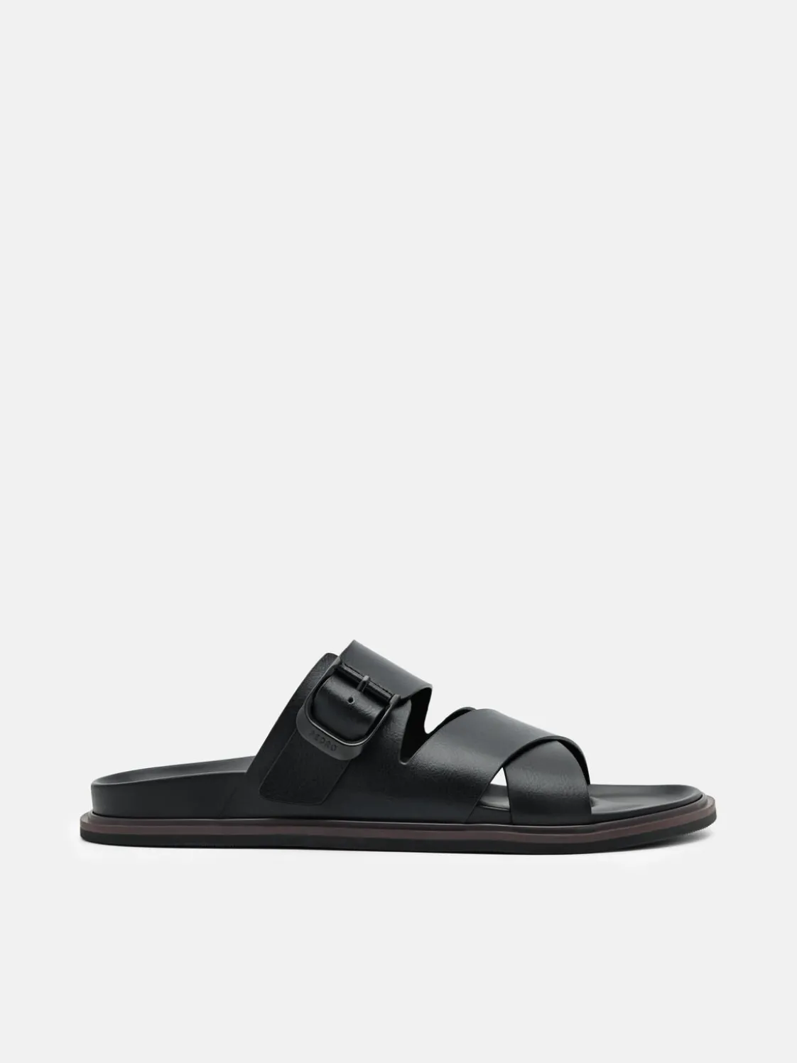 Helix Cross Sandals - Black
