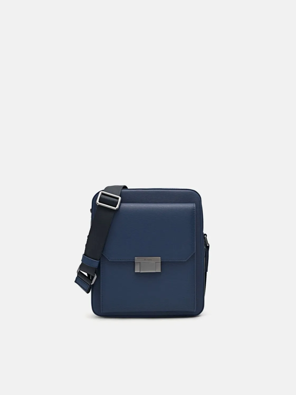 Henry Leather Sling Bag - Navy