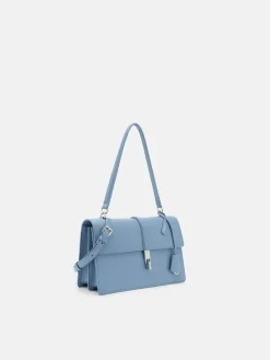 Hitch Flap Shoulder Bag - Slate Blue