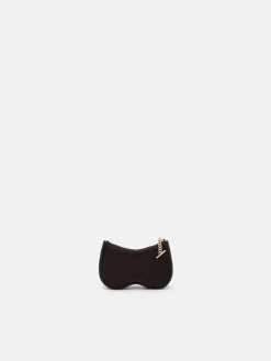 Horse Charm Ponyhair Pouch - Dark Brown