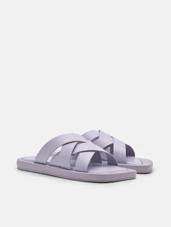 Izzie Flat Sandals - Lilac