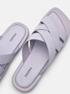 Izzie Flat Sandals - Lilac