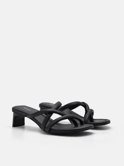 Izzie Heel Sandals - Black
