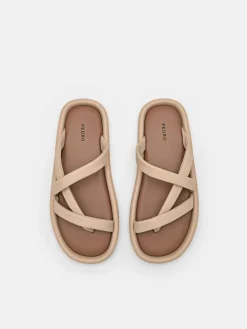 Izzie Strappy Sandals - Sand