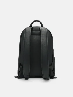 James Leather Backpack - Black