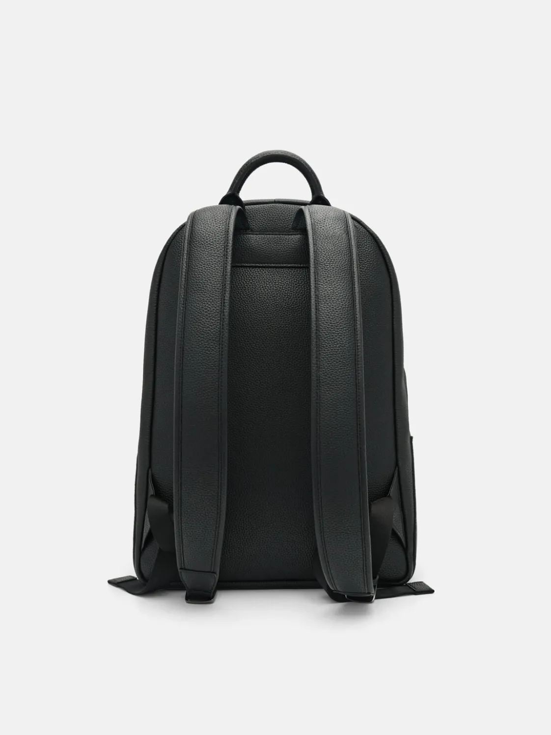 James Leather Backpack - Black