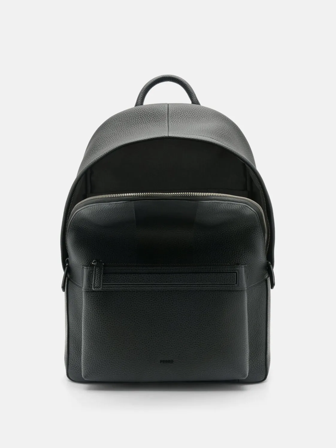 James Leather Backpack - Black