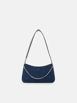 Jatte Denim Shoulder Bag - Blue Denim