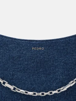 Jatte Denim Shoulder Bag - Blue Denim