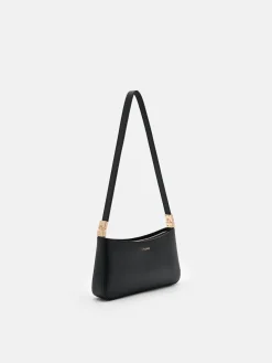 Jatte Leather Shoulder Bag - Black