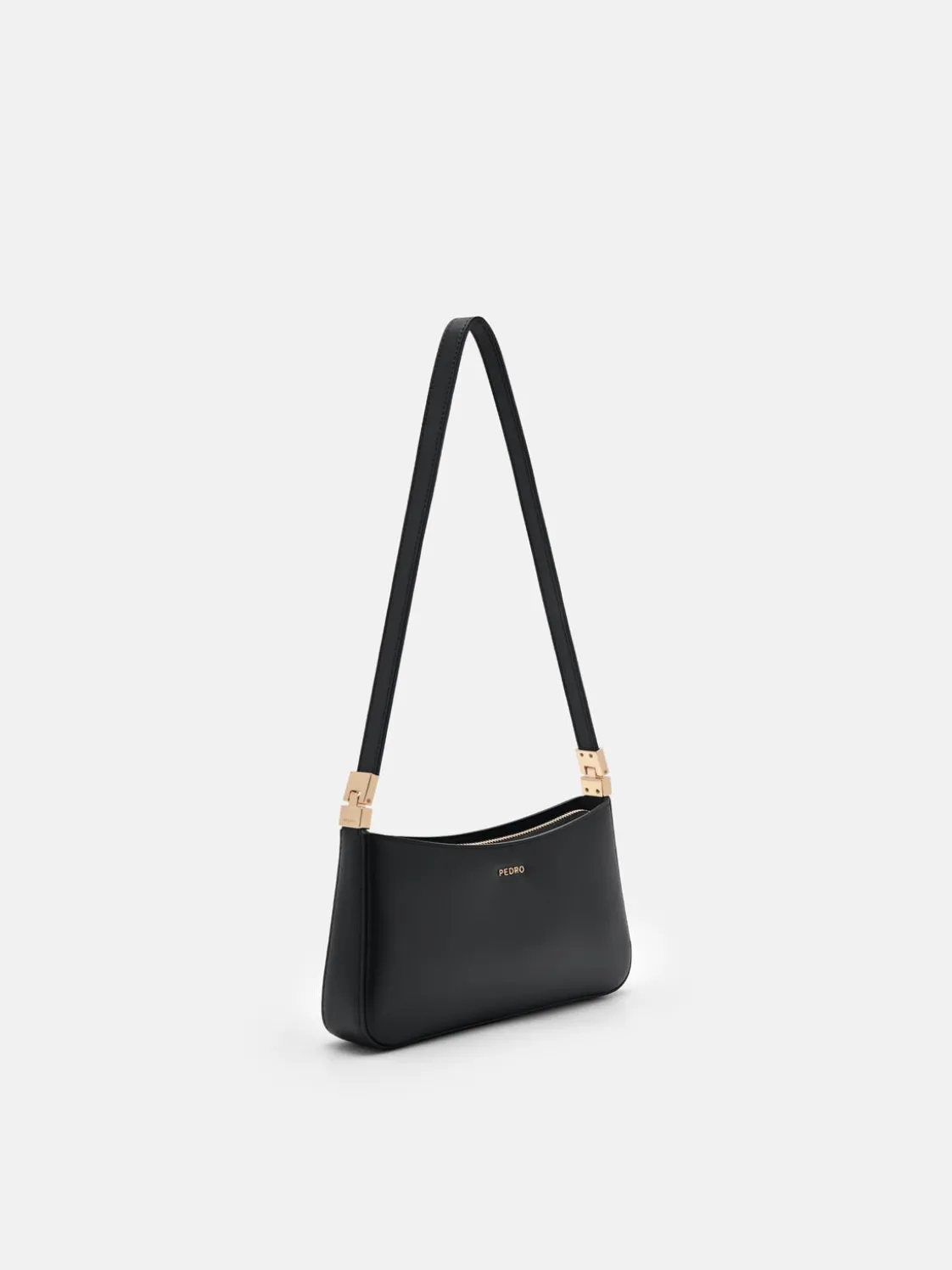 Jatte Leather Shoulder Bag - Black