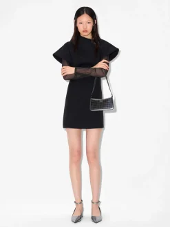 Jatte Metallic Leather Pouch - Silver