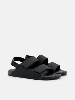 Jonah Backstrap Sandals - Black