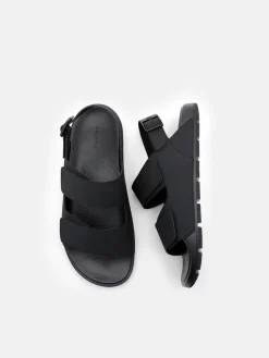 Jonah Backstrap Sandals - Black