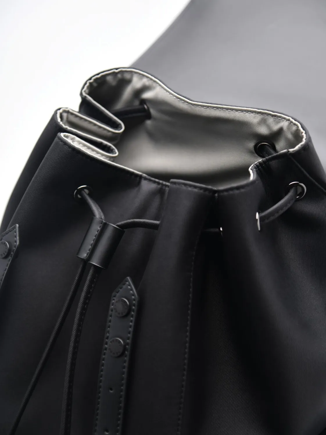Jones Nylon Backpack - Black