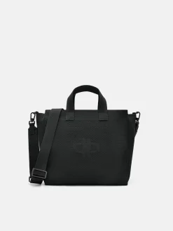 Knitted Tote Bag - Black