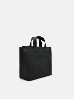 Knitted Tote Bag - Black