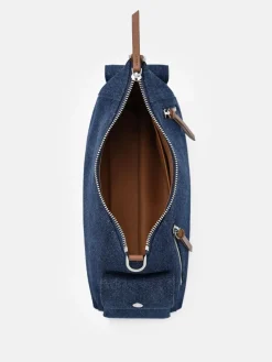 Kristen Denim Shoulder Bag - Blue Denim