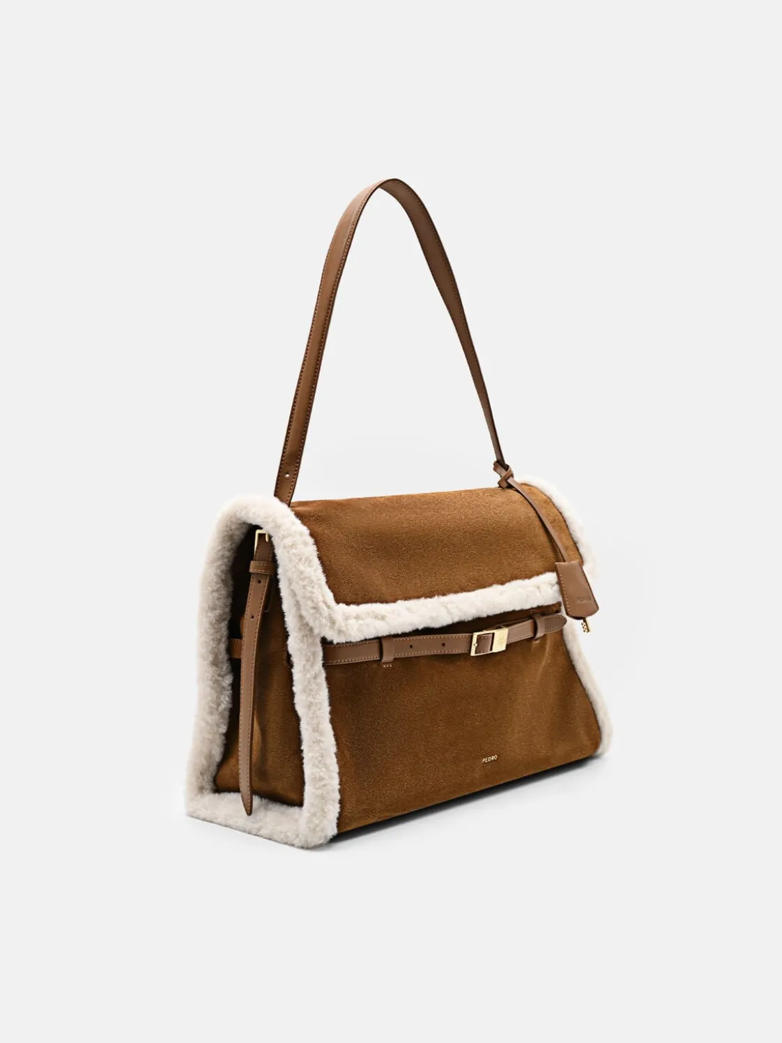 Large Shoulder Bag - Cognac