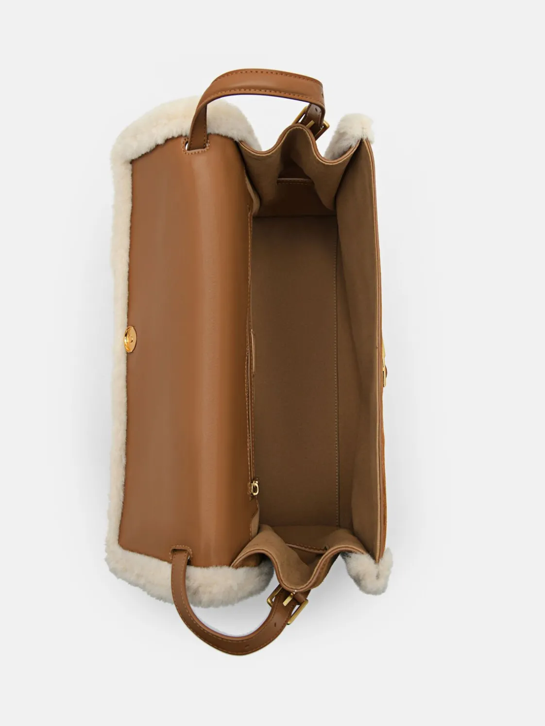 Large Shoulder Bag - Cognac