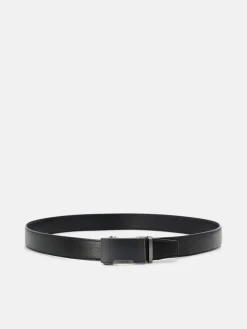Leather Automatic Belt - Black