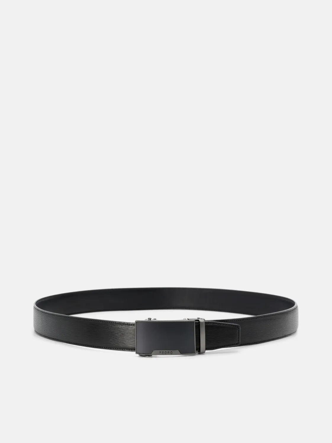 Leather Automatic Belt - Black
