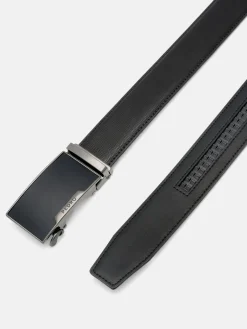 Leather Automatic Belt - Black