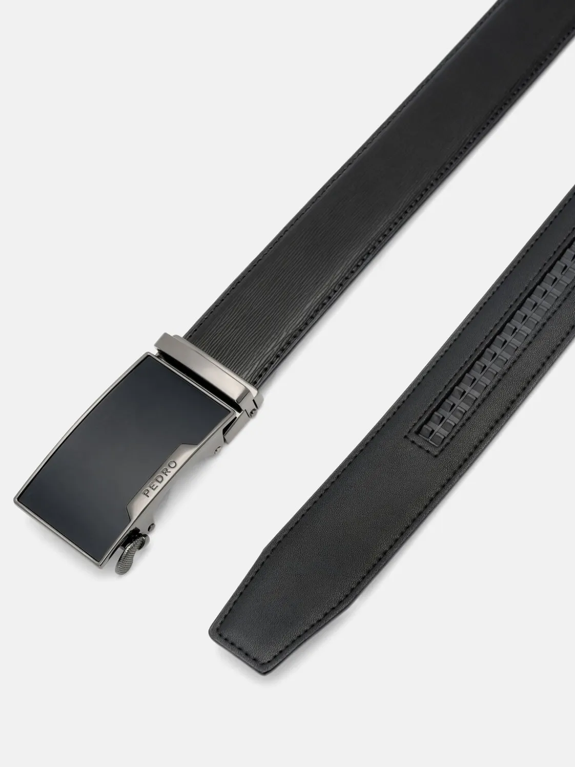 Leather Automatic Belt - Black