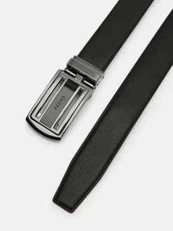 Leather Automatic Belt - Black