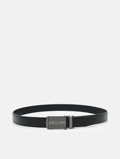 Leather Automatic Belt - Black