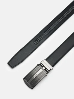 Leather Automatic Belt - Black