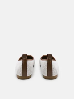 Leather Ballerina Flats - Multi
