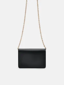 Leather Bi-Fold Card Holder - Black