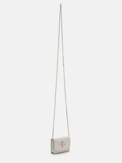 Leather Bi-Fold Card Holder - Chalk