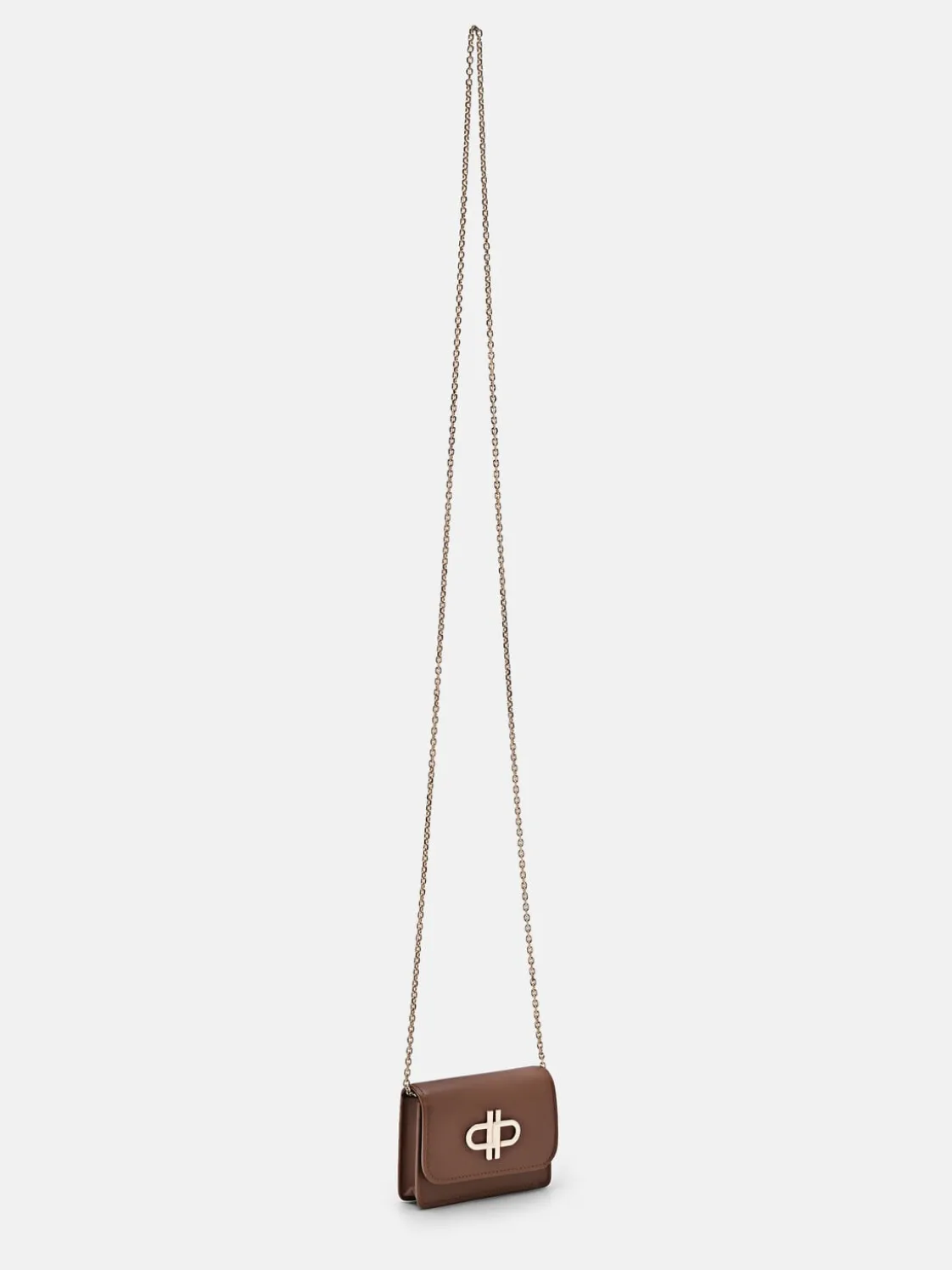 Leather Bi-Fold Card Holder - Brown