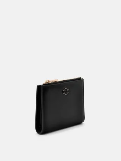 Leather Bi-Fold Wallet - Black