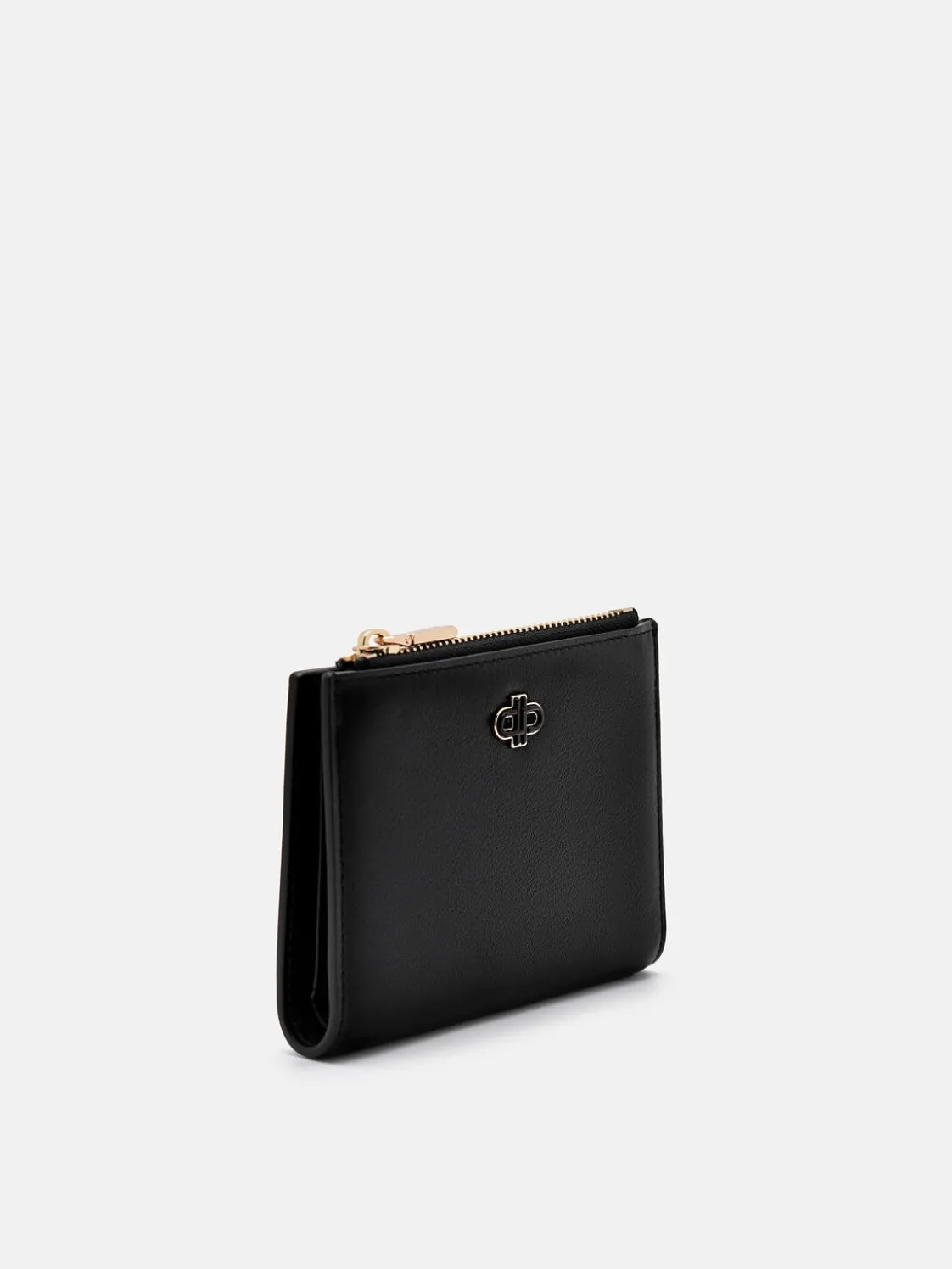 Leather Bi-Fold Wallet - Black