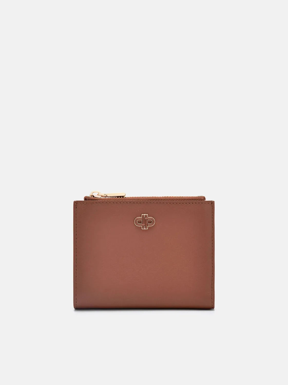 Leather Bi-Fold Wallet - Cognac