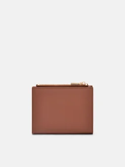 Leather Bi-Fold Wallet - Cognac
