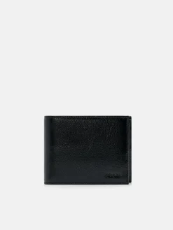 Leather Bi-Fold Wallet with Insert - Black2