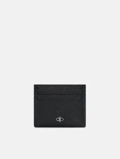 Leather Card Holder - Black